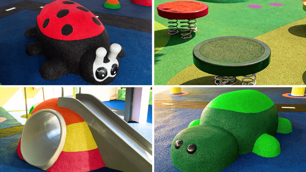 brinquedos lúdicos para escolas desenvolvidos pela Multiplay Pisos