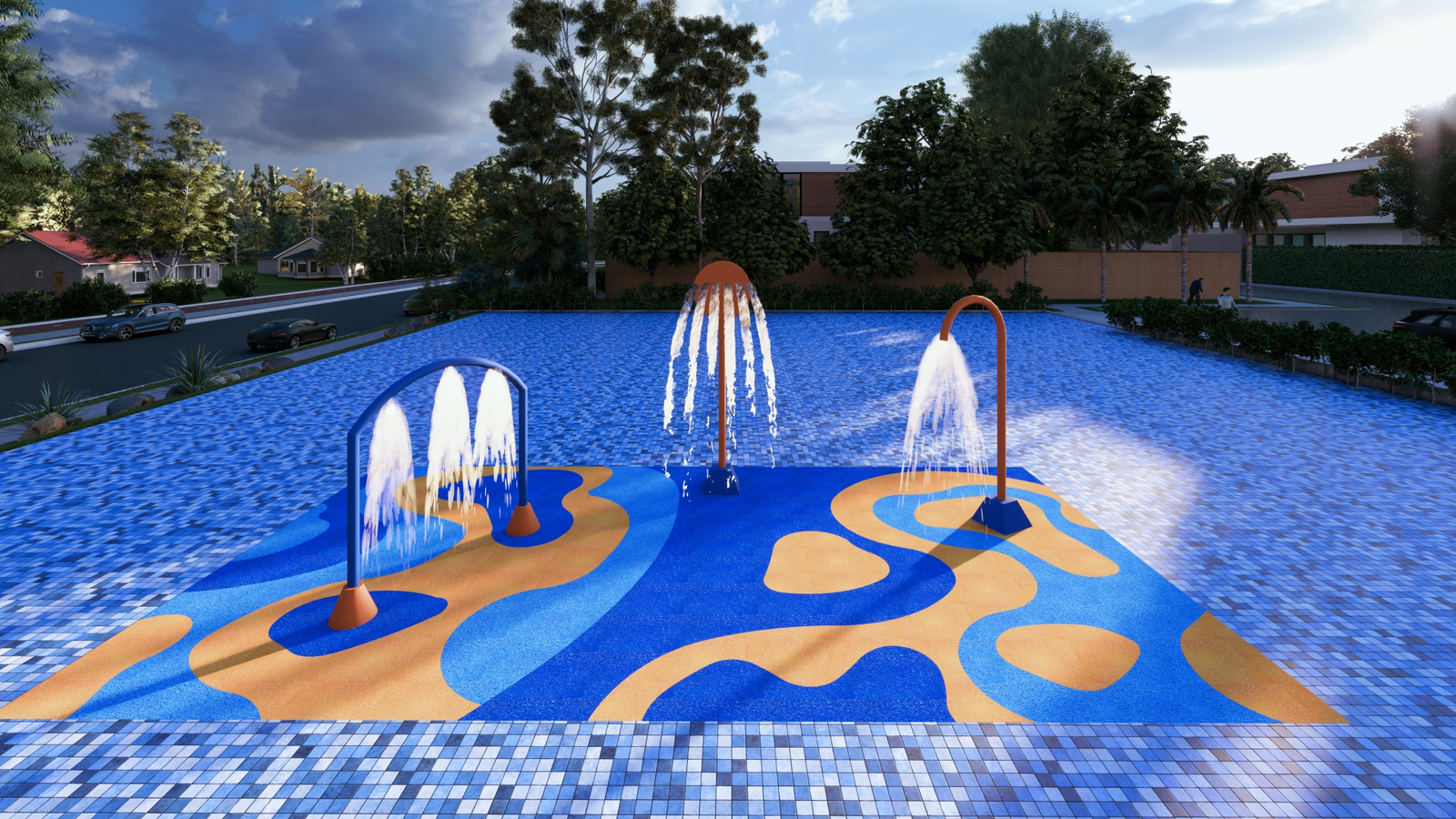 projeto arquitetônico para playground