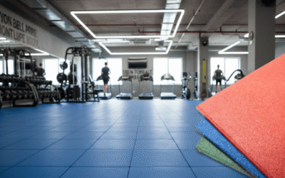 Piso em placas para academias: mais desempenho e resistência em espaços fitness